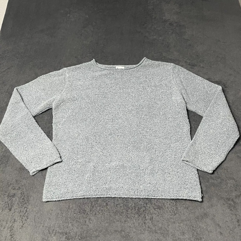 Columbia Sweater Womens L Nubby Marl Knit Rolled Edge Pullover Outdoor Nature
